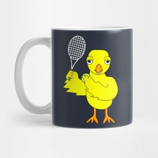 Tennis Chick White Racket Mug